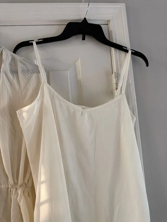 Style & Co Women's Cream Tiered Long-Sleeve Drawstring Dress - Picture 13 of 16